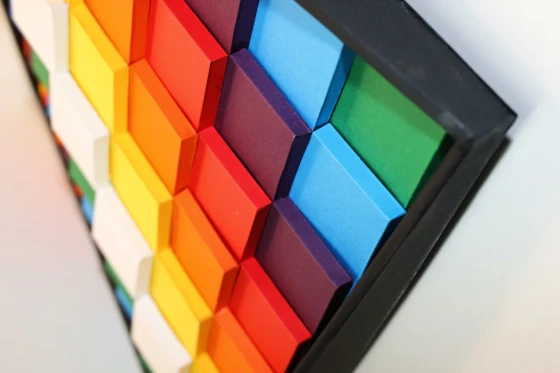 Quadro Wiphala 3D