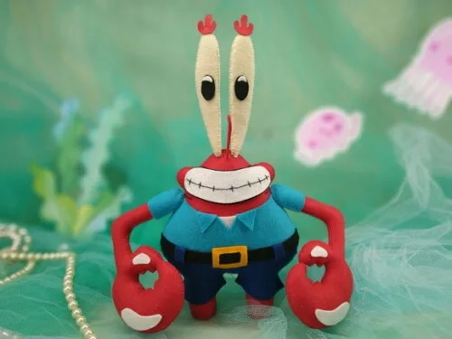 Seu Siriguejo de feltro - Bob Esponja