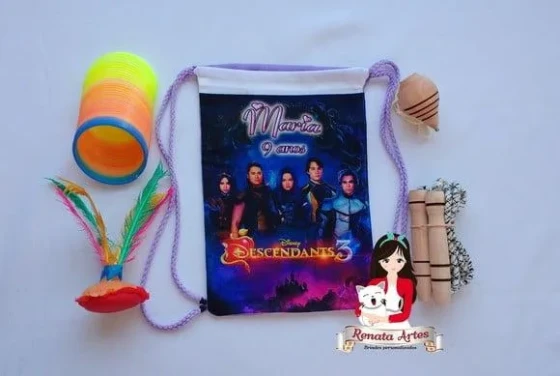 Mochila Boa Infância Tema Descendentes 3