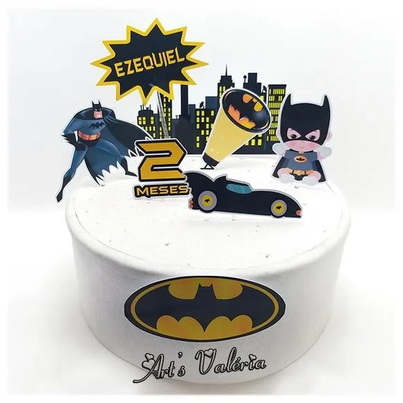 Topo de Bolo Batman