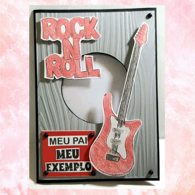 Cartão Dia Dos Pais Guitarra