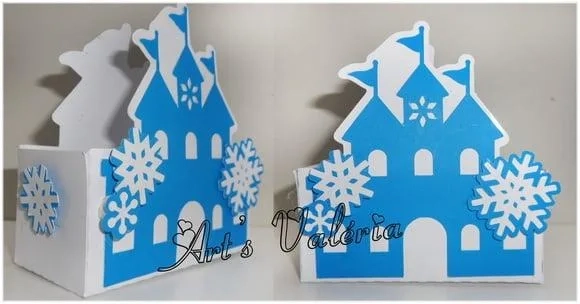 Castelo Frozen - Caixa