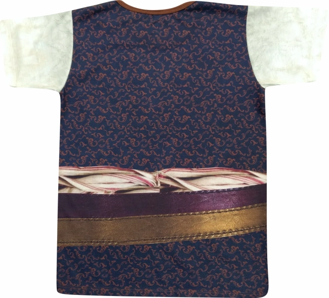 Camiseta Fantasia Pirata Masculina Adulto Estampa Realista