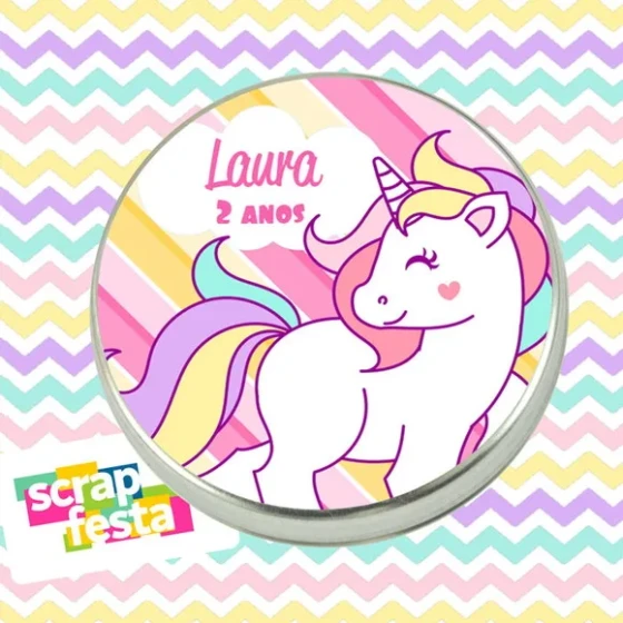 Latinhas Personalizadas Lembrancinhas Festa Unicórnio