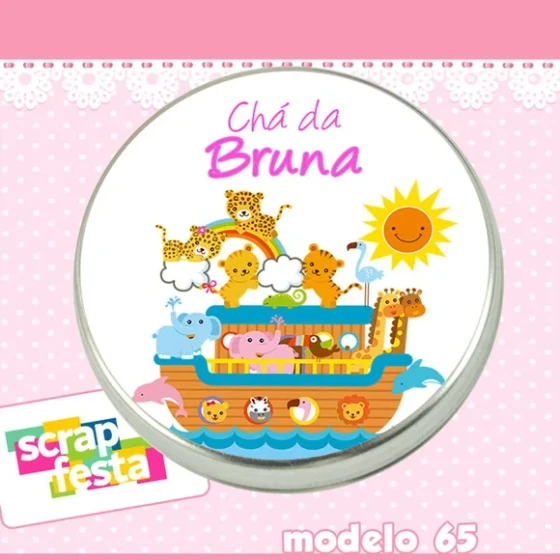 Lembrancinhas de Chá de Bebê Latinhas