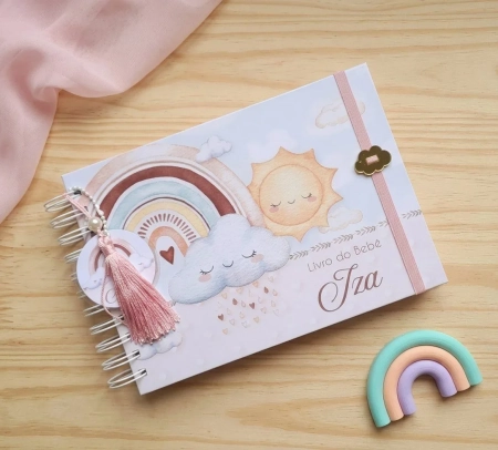 Livro do Bebê A5 Personalizado - Escolha a Capa