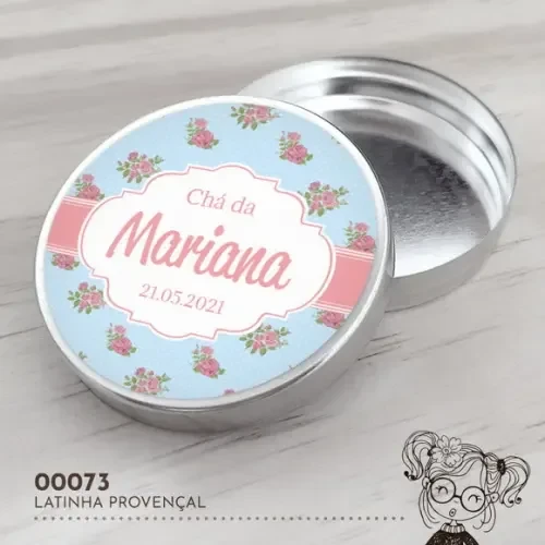 Latinha Adesivada Provençal - 00073