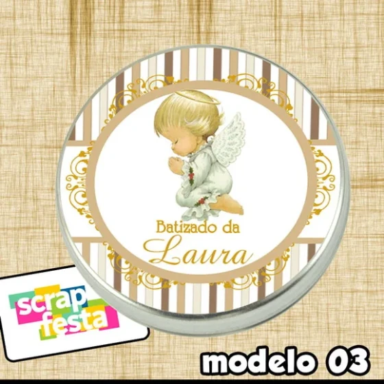 Latinhas Personalizadas Festa Batizado