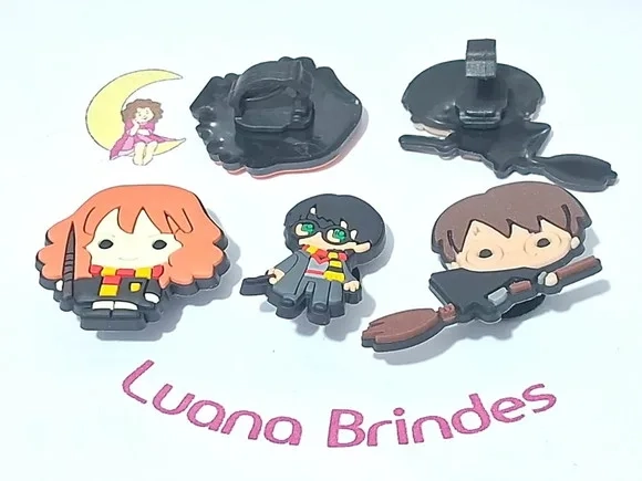 Pins para Cadarço Harry Potter Pacote com 6 Unidades