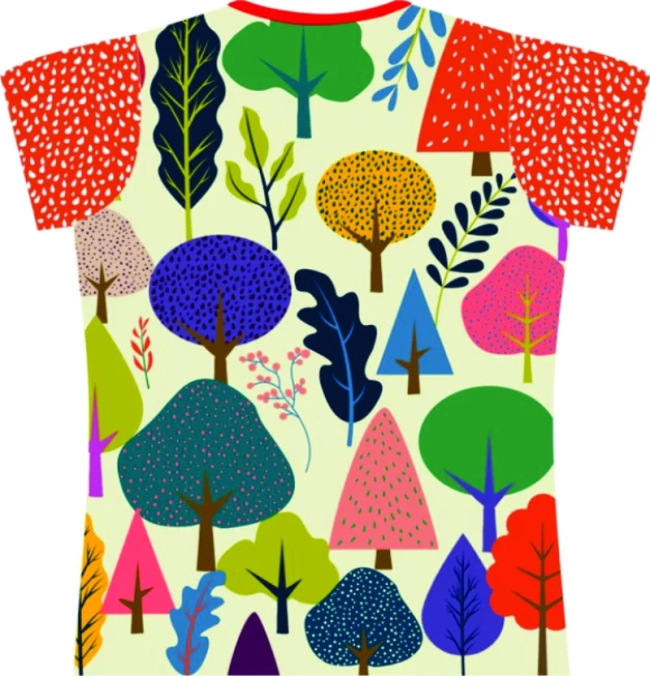 Baby Look Infantil Árvores