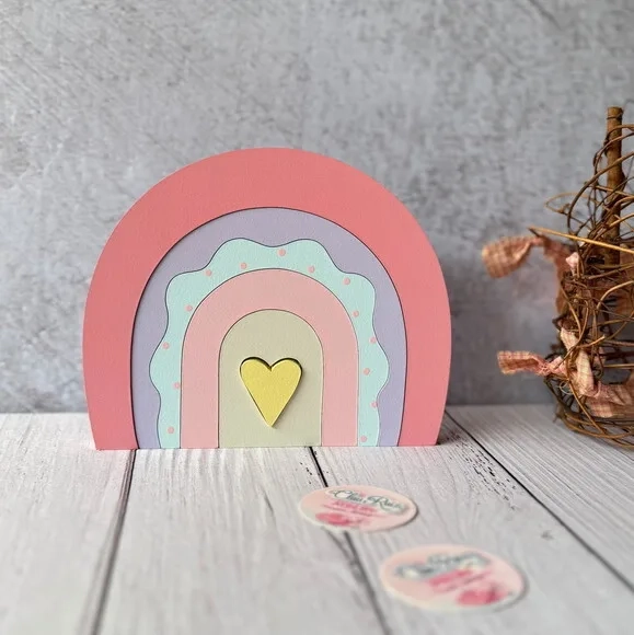 Arco Íris de Mesa Boho Decoração Bebê