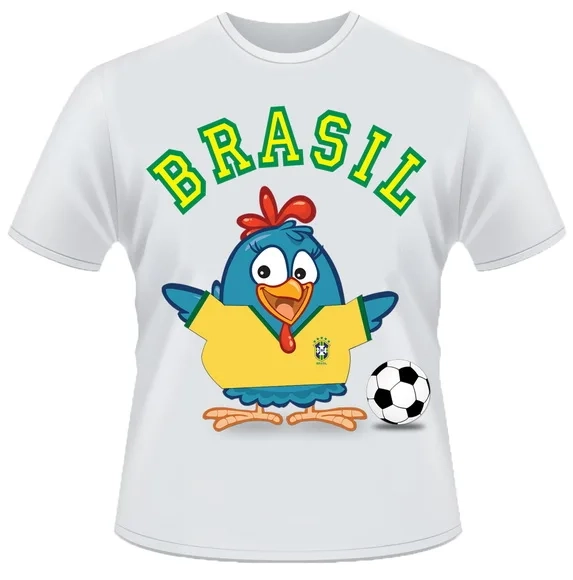 Camiseta Galinha Pintadinha Brasil