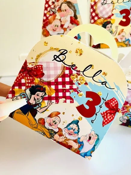Kit 60 Lembrancinhas Branca de Neve