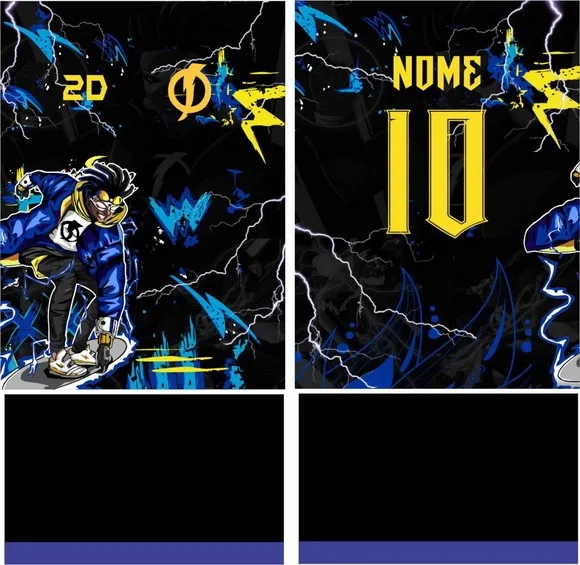 Arte Vetor Camisa Interclasse Superchoque Mod-251