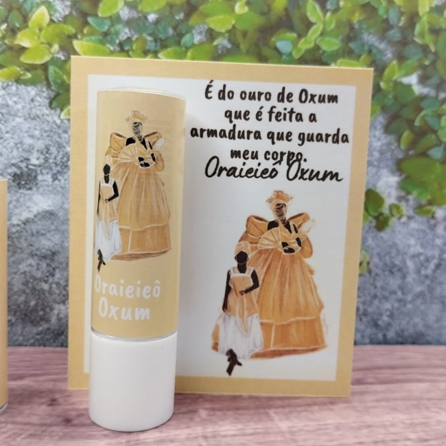 51 Lembrancinhas Personalizada Hidratante Labial Manteiga de Cacau Oxum Qualque tema