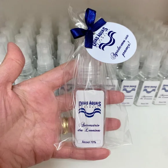 Álcool 70% Spray brinde loja / empresarial / corporativo