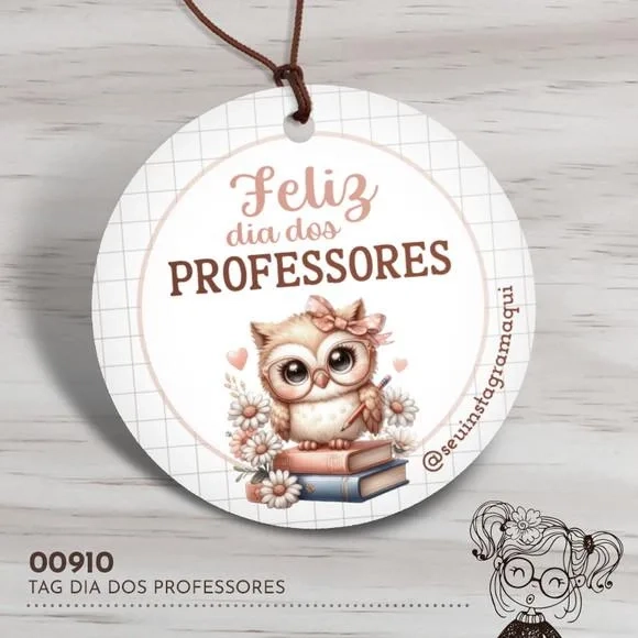 Tag Redonda Dia dos Professores - 00910