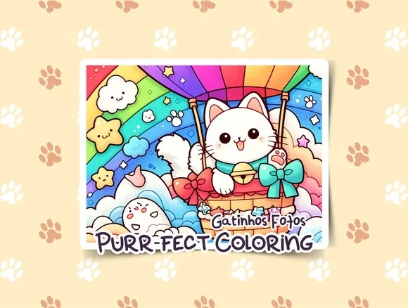 Livro de Colorir A5 com 50 Folhas