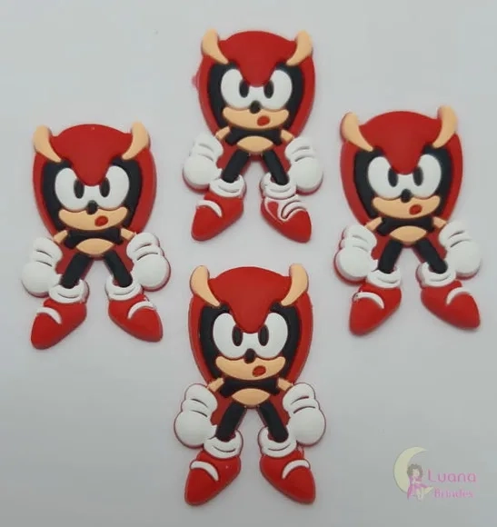 Aplique Personagem Sonic Pct