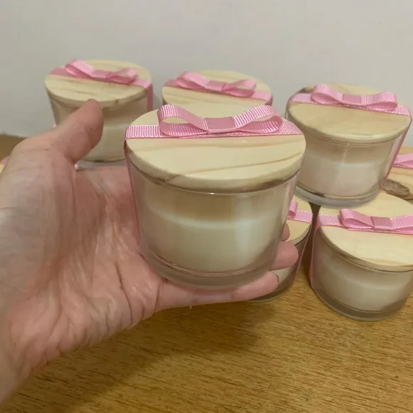 Lembrança Vela Vegetal Aromática Pote Vidro