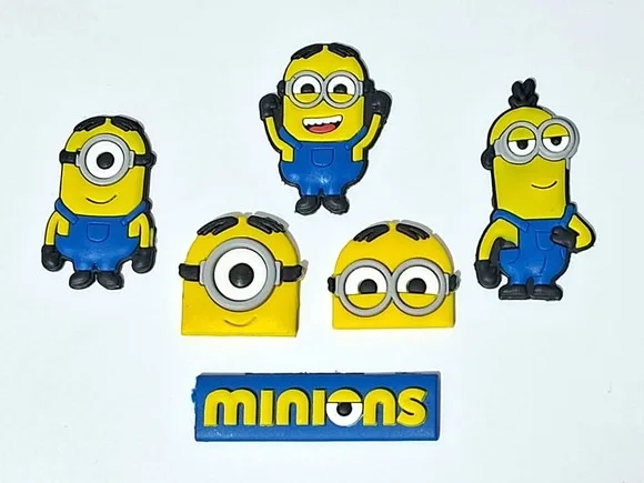 Aplique Minions Emborrachados Pacote com 6 Unidades