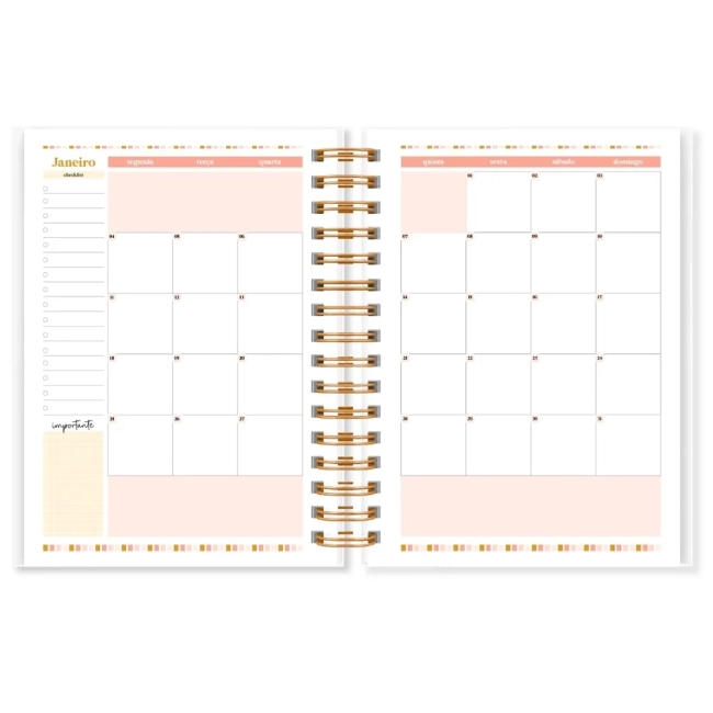 Planner 2027 Personalizado A5| Planner Diário e Semanal para Organização e Planejamento