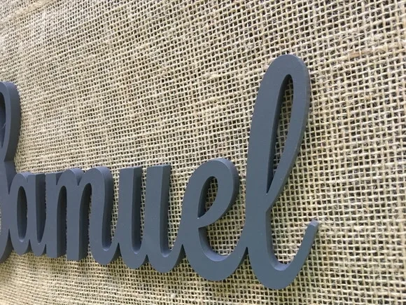 Letras Decorativas Nome De Parede