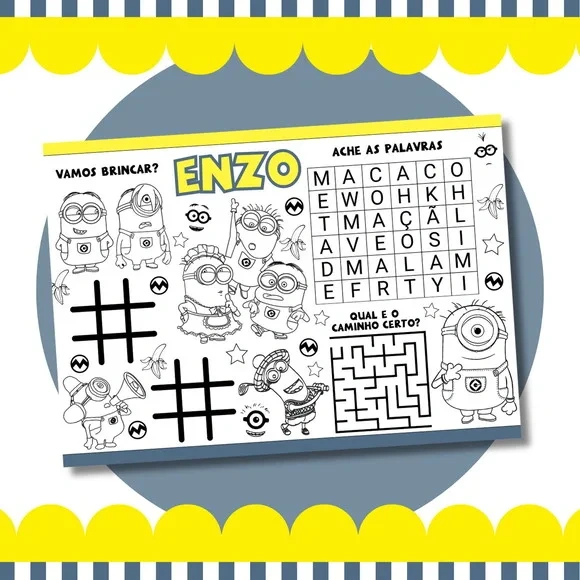 Livro Diversão Minions