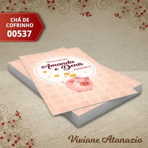 Adesivo Tubete Chá de Cofrinho - 00537