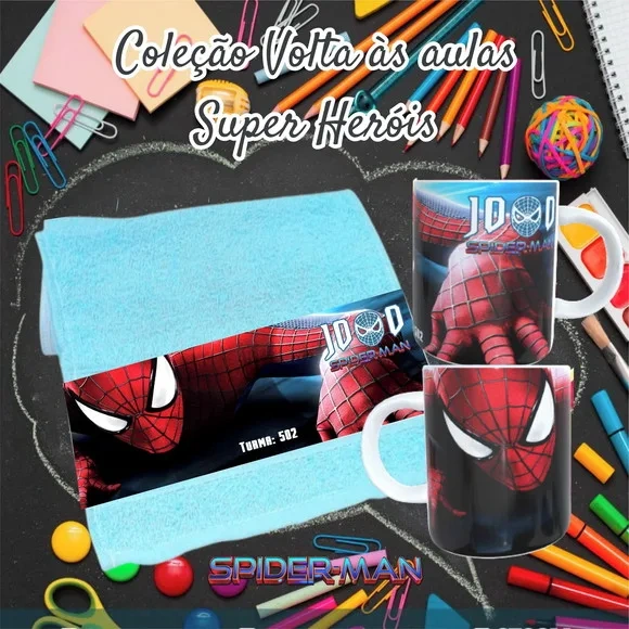Kit Toalhinha com Garrafa Personalizada