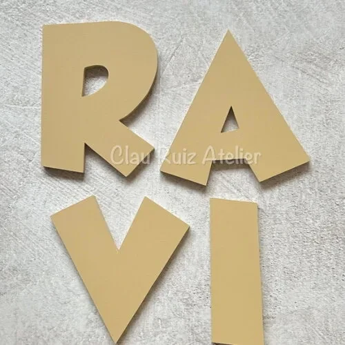 Nome de Parede em mdf - Decoração Bebê e Infantil