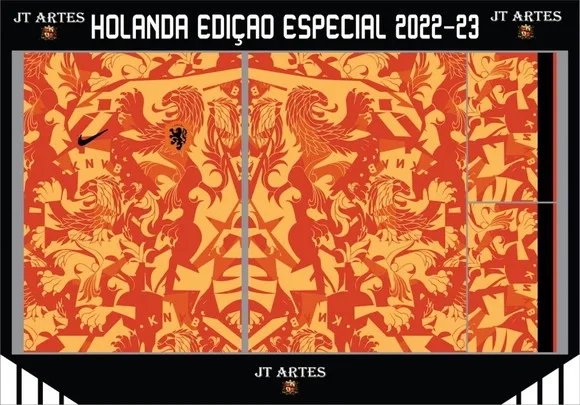 Vetor da Camisa Holanda Ediçao Especial 2022-23