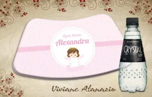 Rótulo Água Crystal Vip Anjinha - 00103