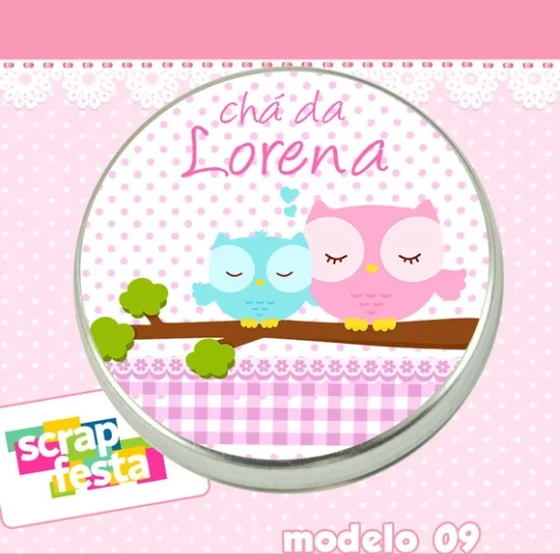 Lembrancinhas de Chá de Bebê Latinhas
