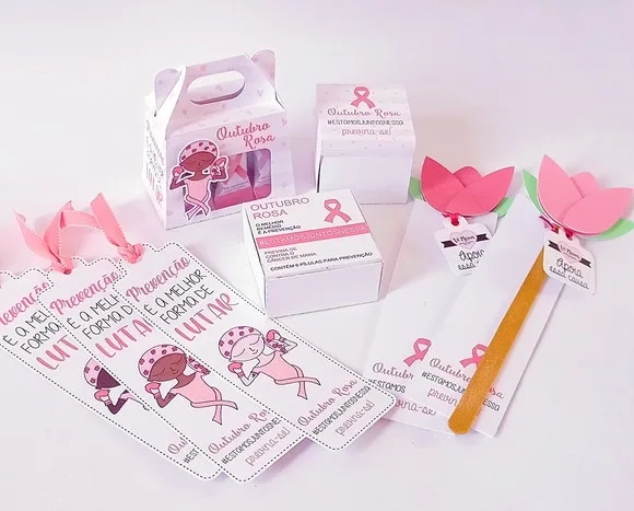 Arquivo de Corte - Kit Outubro Rosa - Cód.: 59