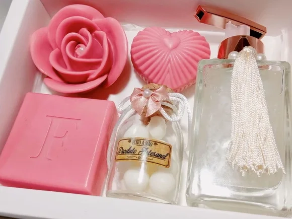 Presente Personalizado, Sabonete Líquido Luxo com Sabonetes