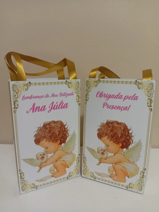 Sacolinhas Personalizadas Batizado para Lembrancinhas