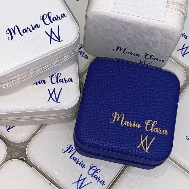 Porta Joias Personalizado Dia da Mulher, 15 Anos, Madrinhas