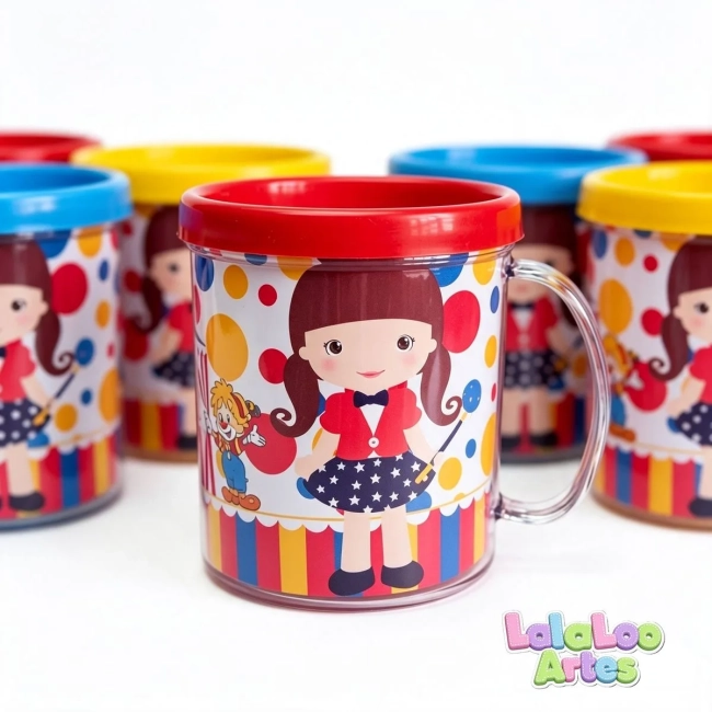 Caneca Circo Menina Personalizada