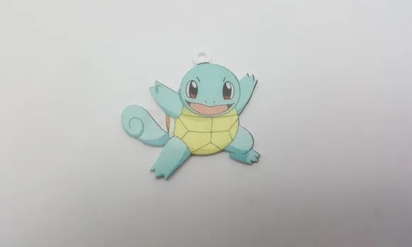 Pingente Pokémon Squirtle em Acrílico UV