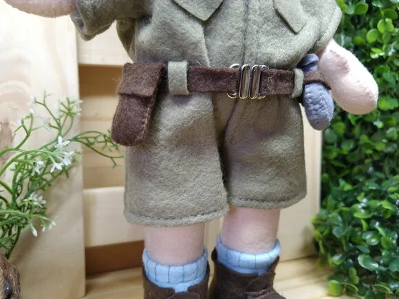 Boneco Escoteiro de feltro
