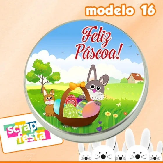 Latinhas Personalizadas Festa Páscoa