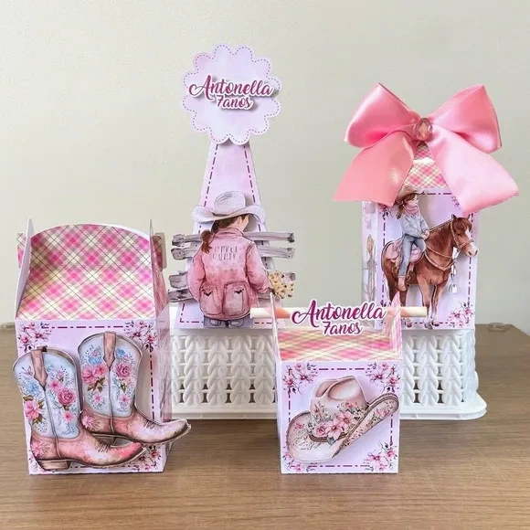 Kit 30 Lembrancinhas Cowgirl