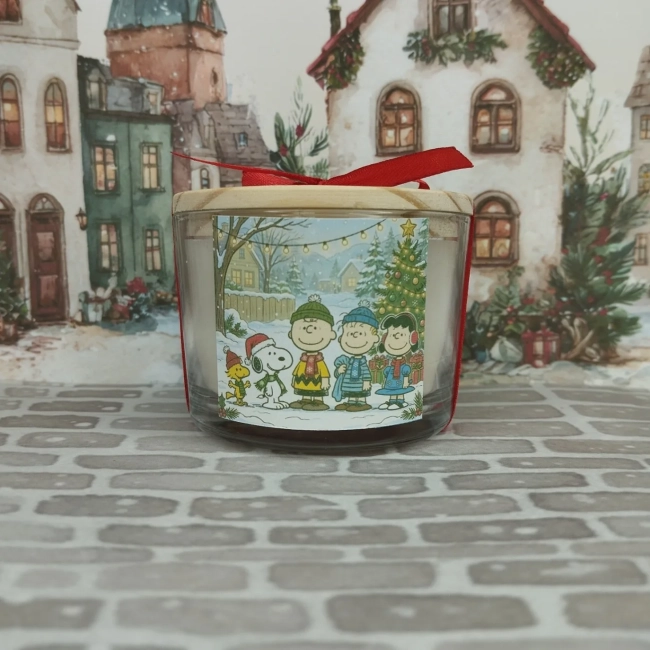 Vela Aromática no Copo Personalizada Natal - Trabalhamos com outros temas - Informar  tema no chat