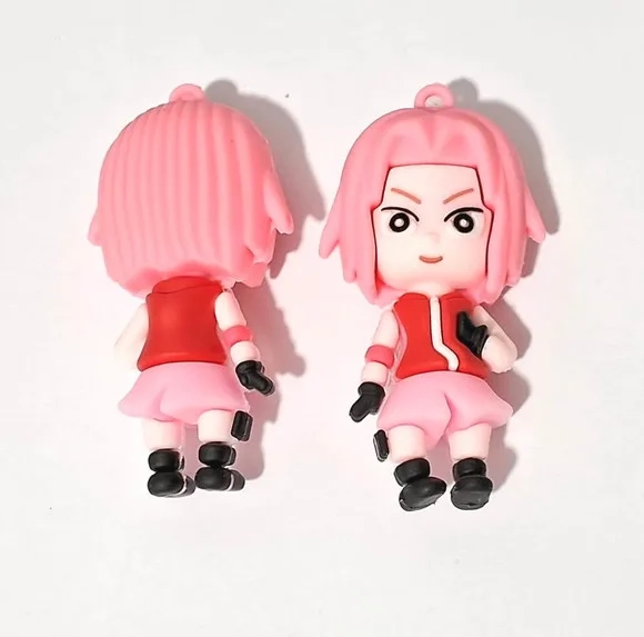 Pingente Sakura Haruno Anime Naruto Emborachado 2 Unidades