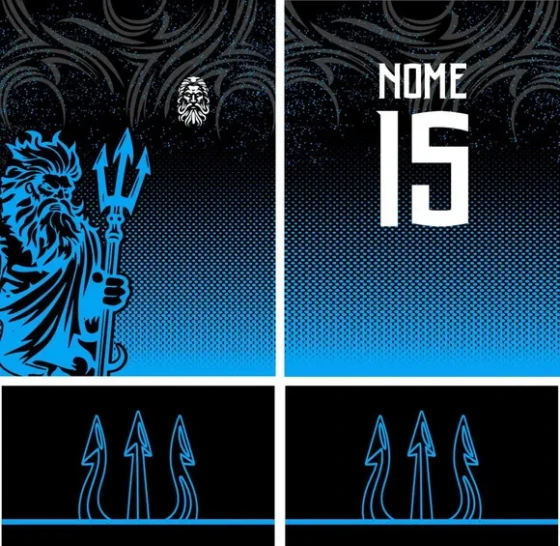 Arte Vetor Camisa Interclasse Poseidon Mod-159