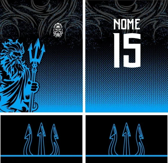 Arte Vetor Camisa Interclasse Poseidon Mod-159