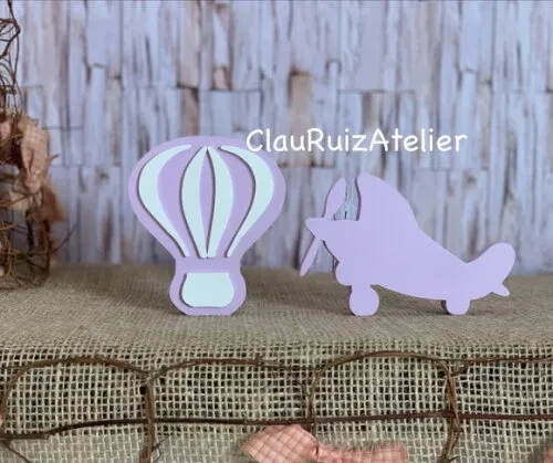 Decoração de Quarto de Bebê - Balão + Avião