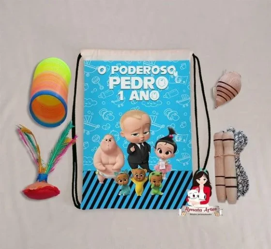 Mochila Boa Infância Tema o Poderoso Chefinho