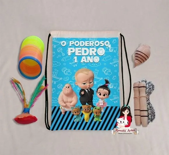 Mochila Boa Infância Tema o Poderoso Chefinho